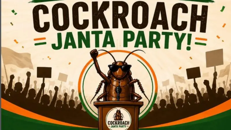 Cockroach Janta Party supporters protest online after Indian judge remarks