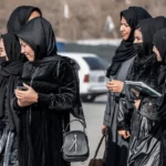 Afghan women walking in Kabul amid Taliban marriage decree controversy